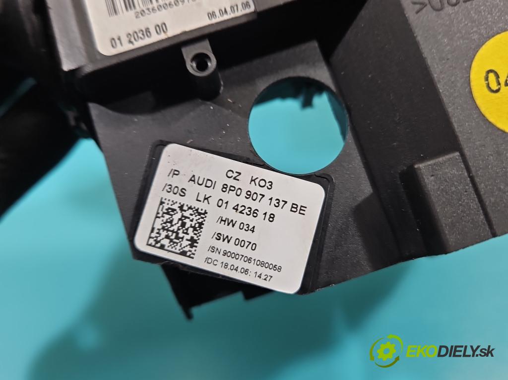 Audi A3 8P 2003-2012 2.0 tdi 140 HP manual 103 kW 1968 cm3 5- prepínač komplex: 8P0953513B (Prepínacie páčky pod volantom)