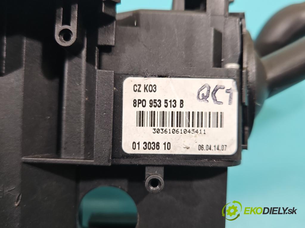 Audi A3 8P 2003-2012 2.0 tdi 140 HP manual 103 kW 1968 cm3 5- prepínač komplex: 8P0953513B (Prepínacie páčky pod volantom)