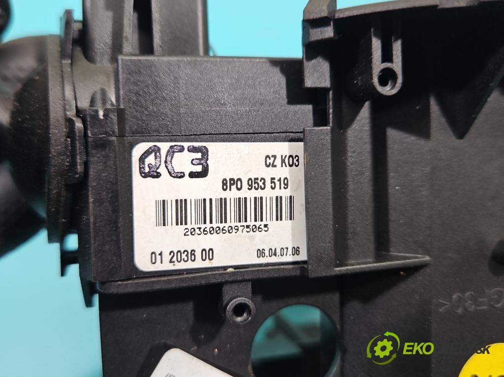 Audi A3 8P 2003-2012 2.0 tdi 140 HP manual 103 kW 1968 cm3 5- prepínač komplex: 8P0953513B (Prepínacie páčky pod volantom)