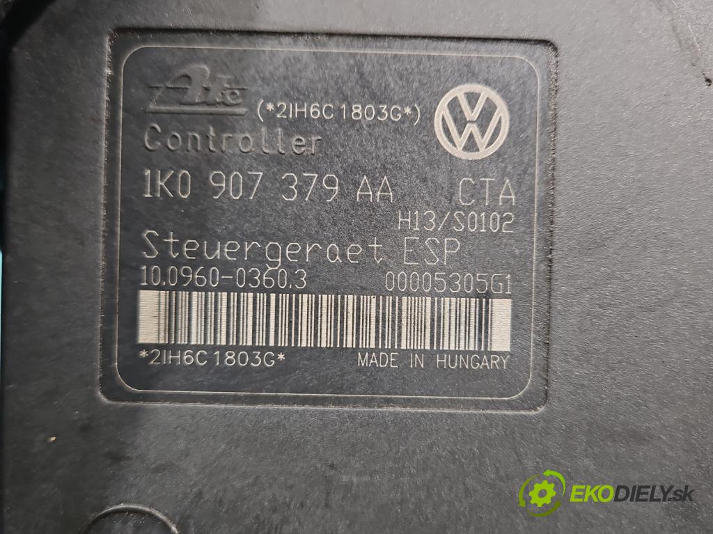 Audi A3 8P 2003-2012 2.0 tdi 140 HP manual 103 kW 1968 cm3 5- čerpadlo abs 1K0907379AA (Pumpa ABS)