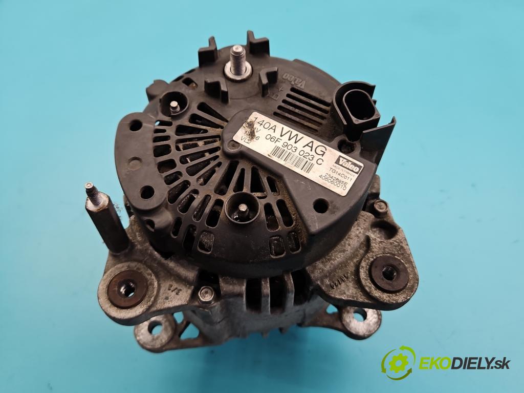 Audi A3 8P 2003-2012 2.0 tdi 140 HP manual 103 kW 1968 cm3 5- Alternator 06F903023C (Alternátor)