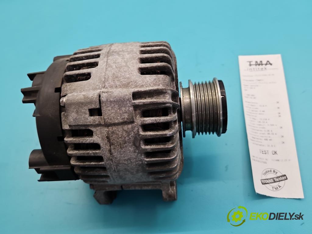 Audi A3 8P 2003-2012 2.0 tdi 140 HP manual 103 kW 1968 cm3 5- Alternator 06F903023C (Alternátor)
