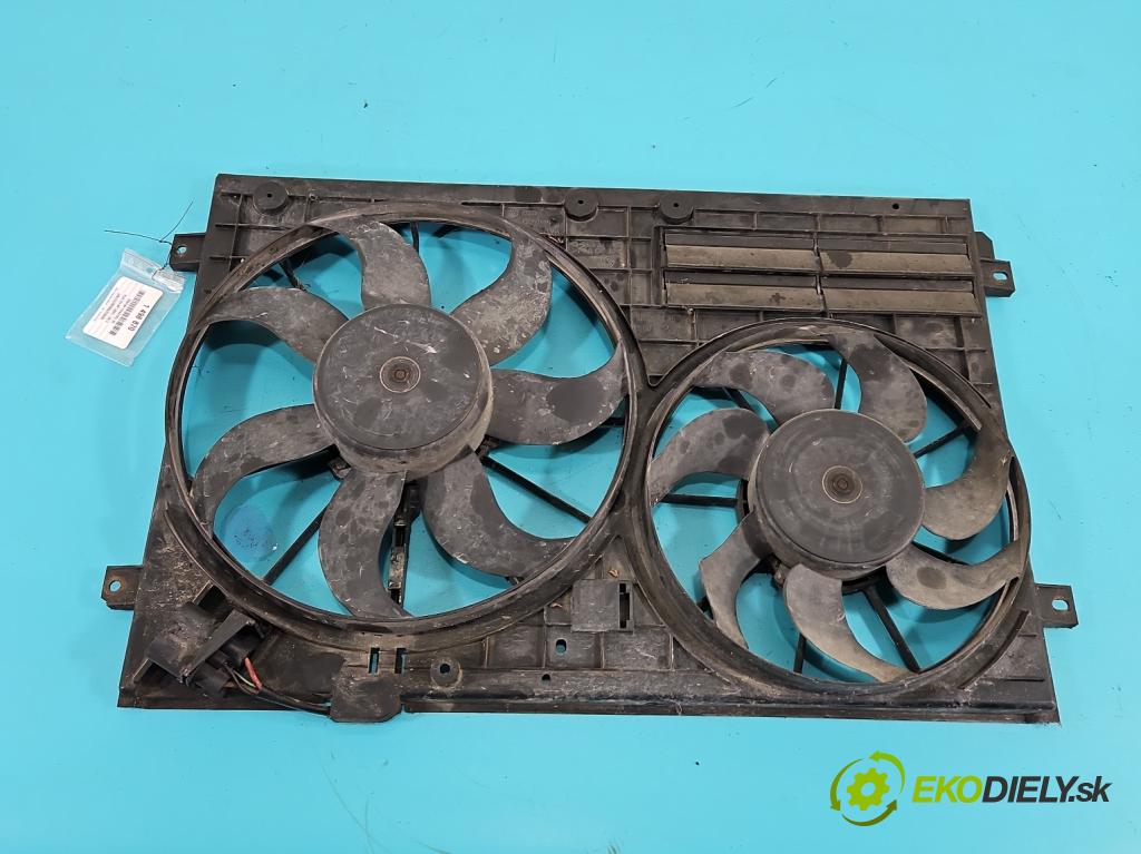 Audi A3 8P 2003-2012 2.0 tdi 140 hp manual 103 kW 1968 cm3 5- ventilátor chladič 1K0121207A