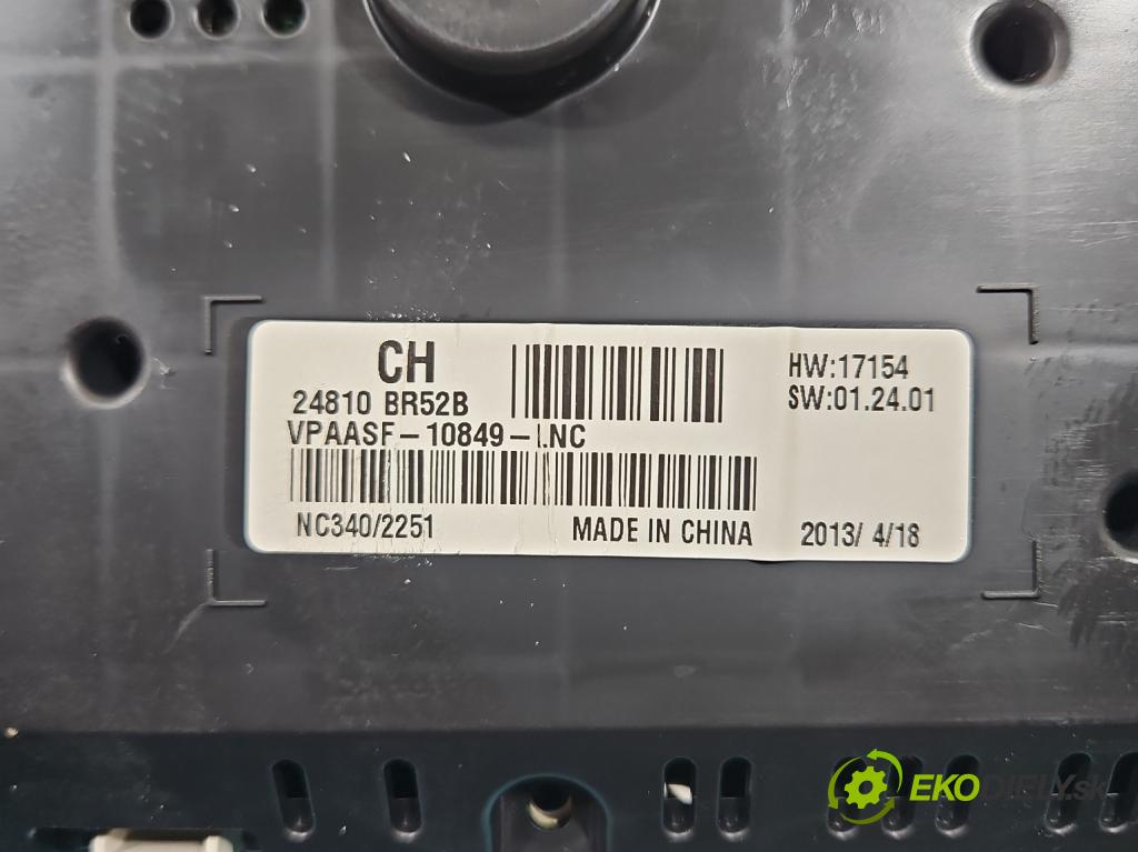 Nissan Qashqai I J10 2006-2013 1.6 dci 131 hp manual 96 kW 1598 cm3 5- Přístrojová deska 24810-BR52B (Přístrojová deska)