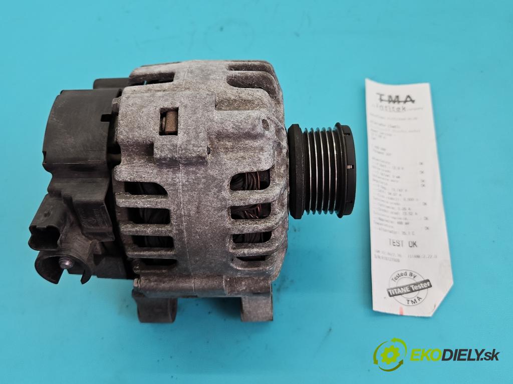 Peugeot 207 1.4 hdi 68 HP manual 50 kW 1398 cm3 3- Alternator 9665580680 (Alternátor)