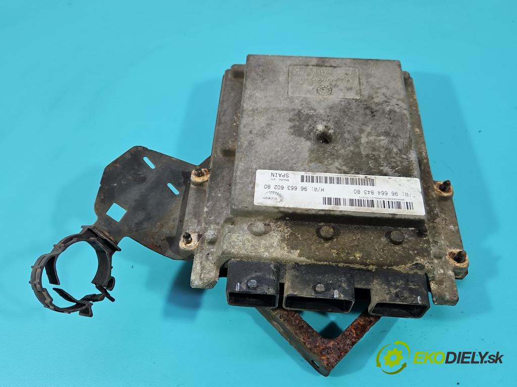 Peugeot Boxer II 2006-2018 2.2 hdi 120 HP manual 88 kW 2198 cm3 5- riadiaca jednotka motora 9666484380
