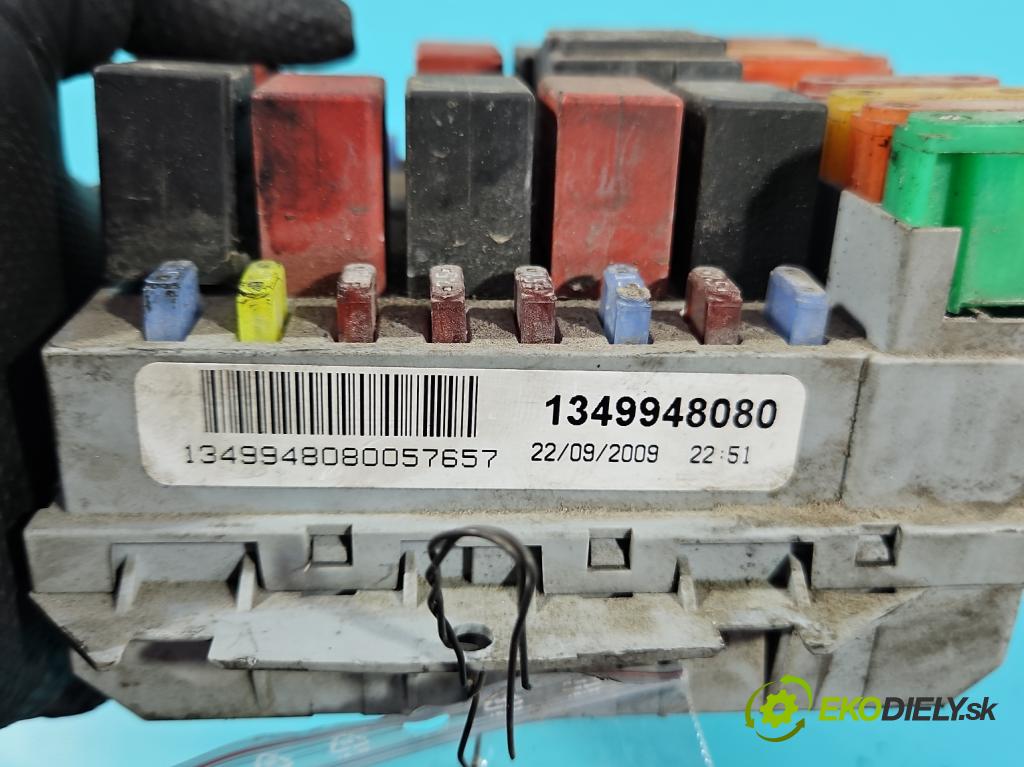 Peugeot Boxer II 2006-2018 2.2 hdi 120 hp manual 88 kW 2198 cm3 5- skříňka pojistková 1349948080 (Pojistková skříňka)