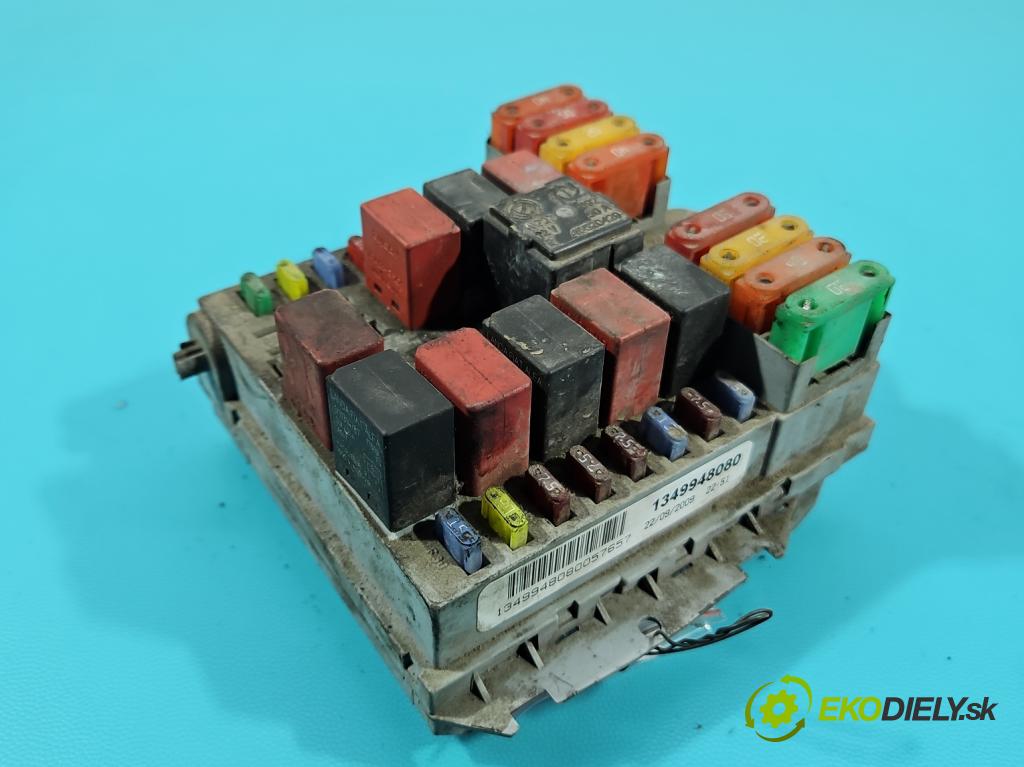 Peugeot Boxer II 2006-2018 2.2 hdi 120 hp manual 88 kW 2198 cm3 5- skříňka pojistková 1349948080 (Pojistková skříňka)