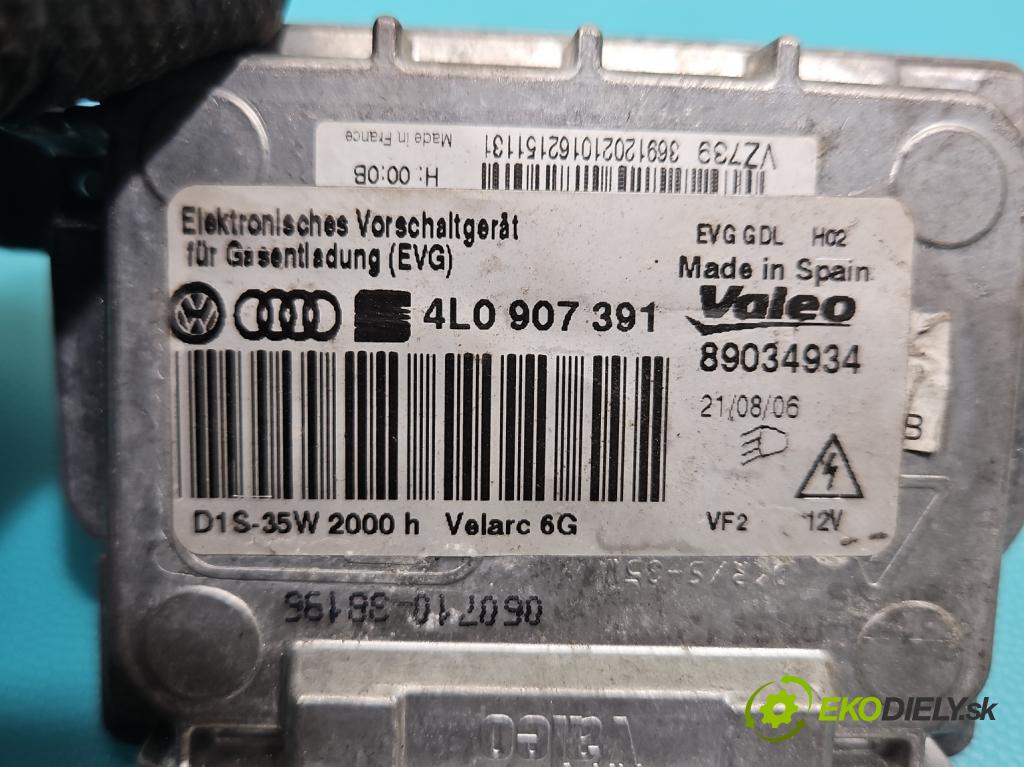 Audi Q7 2005-2015 3.6 V6 FSI 280KM: automatic 206 kW 3562 cm3 5- střídač: xenon 4L0907391 (Riadiaca jednotka xenónu)