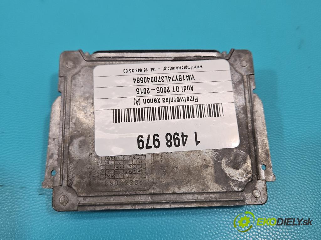 Audi Q7 2005-2015 3.6 V6 FSI 280KM: automatic 206 kW 3562 cm3 5- střídač: xenon 4L0907391 (Riadiaca jednotka xenónu)