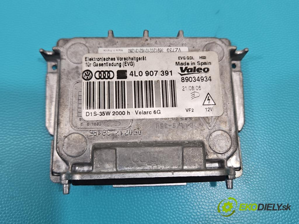 Audi Q7 2005-2015 3.6 V6 FSI 280KM: automatic 206 kW 3562 cm3 5- střídač: xenon 4L0907391 (Riadiaca jednotka xenónu)