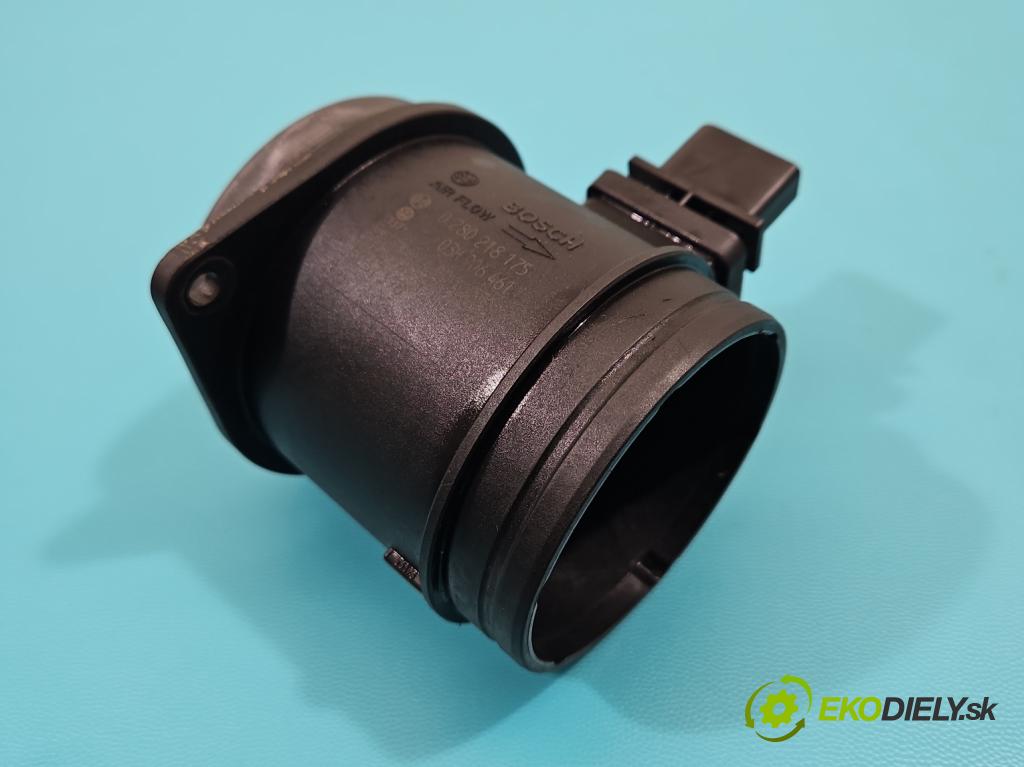 Audi Q7 2005-2015 3.6 V6 FSI 280KM: automatic 206 kW 3562 cm3 5- průtokoměr: 0280218175 (Váha vzduchu)