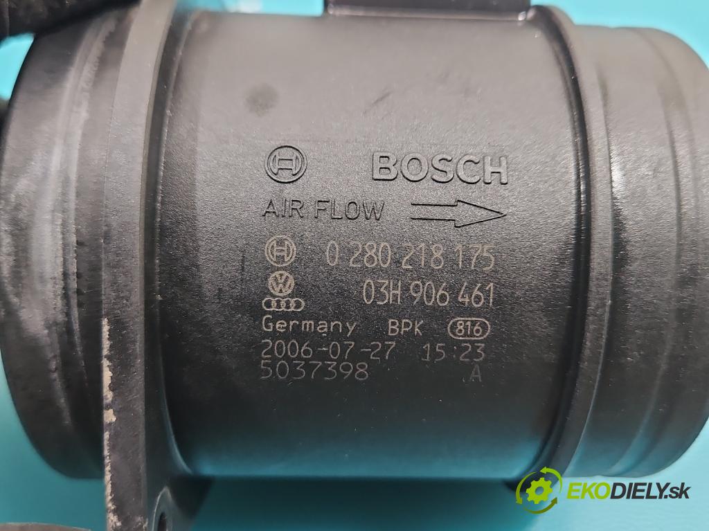 Audi Q7 2005-2015 3.6 V6 FSI 280KM: automatic 206 kW 3562 cm3 5- průtokoměr: 0280218175 (Váha vzduchu)