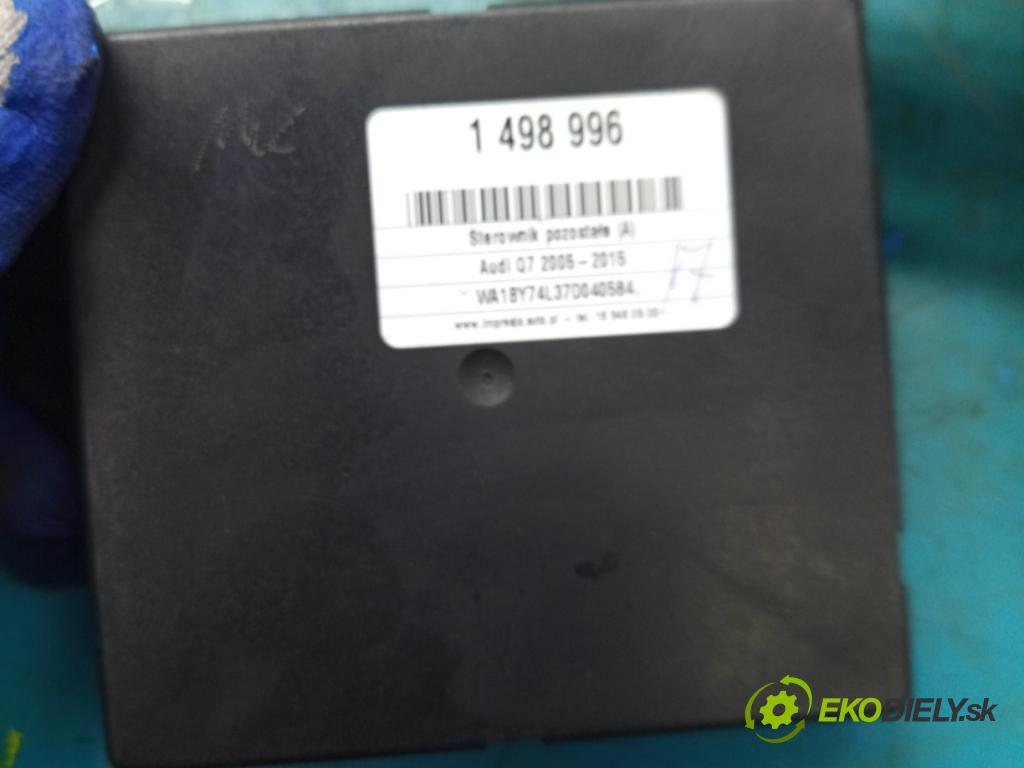 Audi Q7 2005-2015 3.6 V6 FSI 280KM automatic 206 kW 3562 cm3 5- řídící jednotka komfortu 4L0907289A