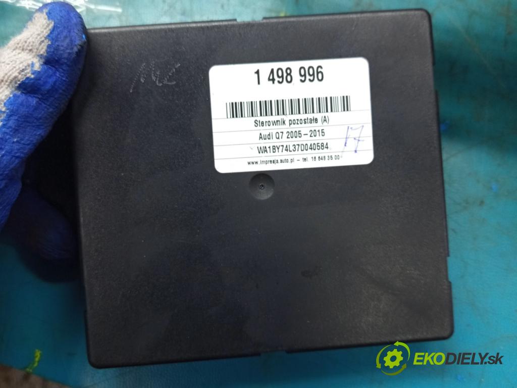 Audi Q7 2005-2015 3.6 V6 FSI 280KM automatic 206 kW 3562 cm3 5- řídící jednotka komfortu 4L0907289A