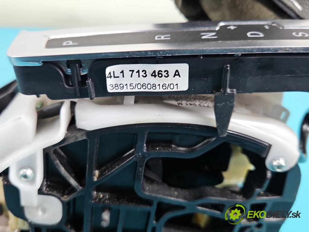 Audi Q7 2005-2015 3.6 V6 FSI 280KM automatic 206 kW 3562 cm3 5- kulisa změny stupňová 4L1713463A (Řadicí páka (kulisa) )