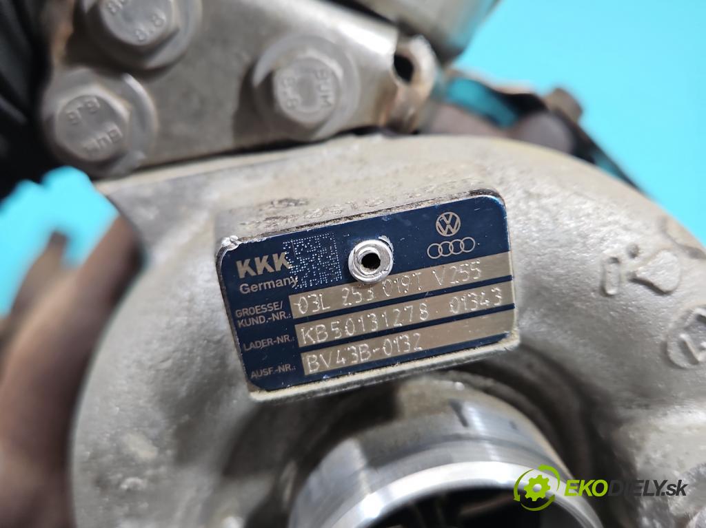 Vw Tiguan I 2007-2016 2.0 TDI 140 hp manual 103 kW 1968 cm3 5- Turbodmychadlo BV43B-0132 (Kompletní turbodmychadlo)