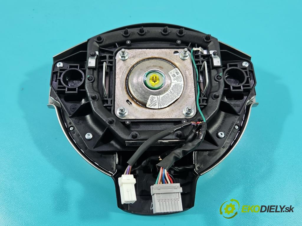 Nissan Qashqai I J10 2006-2013 1.6 dci 131 HP manual 96 kW 1598 cm3 5- airbag vzduch: Řidiči: 98510-BR26D (Airbag)