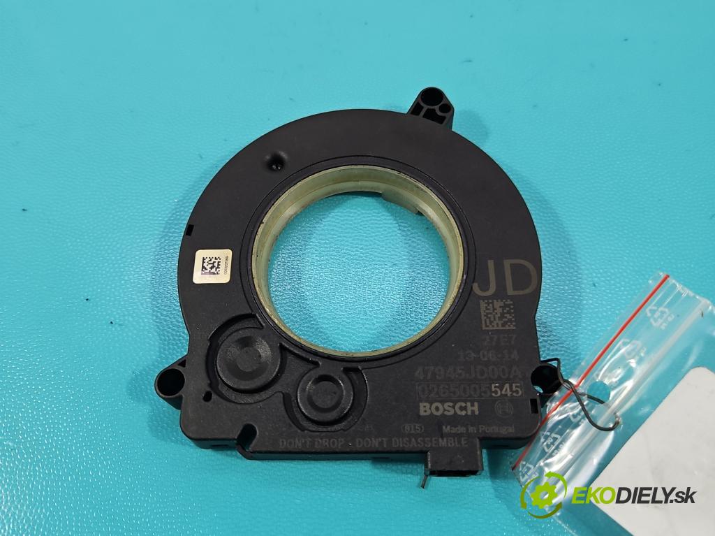 Nissan Qashqai I J10 2006-2013 1.6 dci 131 hp manual 96 kW 1598 cm3 5- snímač úhlu otáčet se: 47945JD00A