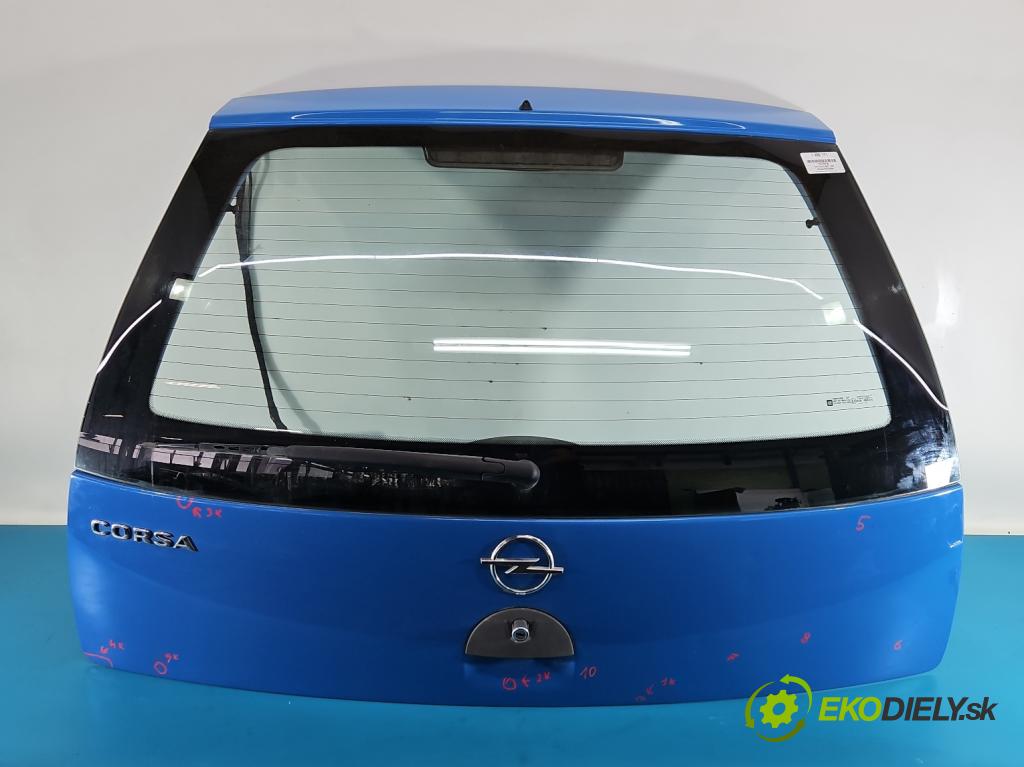 Opel Corsa C 2000-2006 1.0 12V 58 hp manual 43 kW 973 cm3 5- zadní kufrové dveře  (Zadní kapota (kufr))