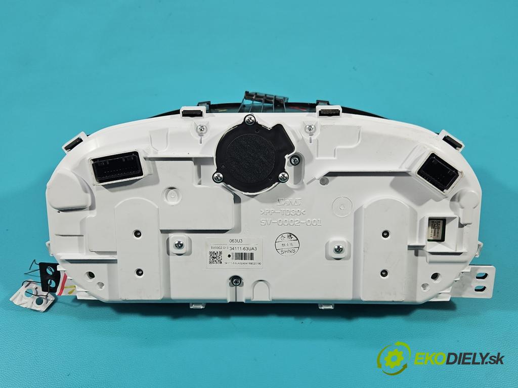 Suzuki Vitara II 2015- 1.5 16V 102 HP automatic 75 kW 1462 cm3 5- prístrojovka/ budíky 34111-63UA3 (Prístrojová doska)