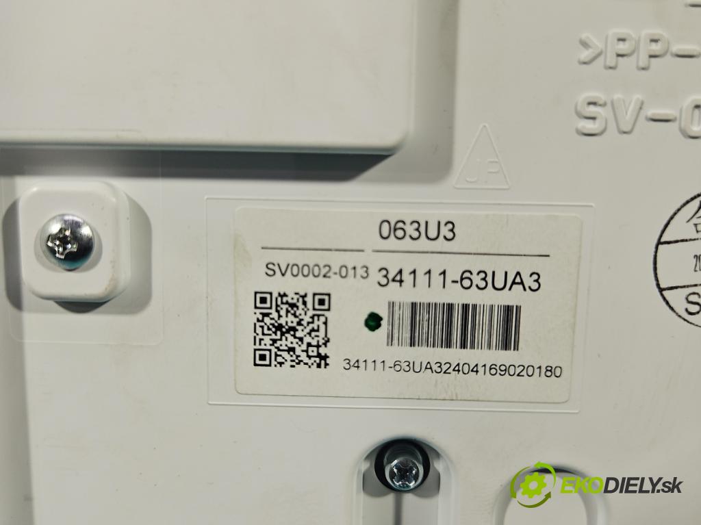 Suzuki Vitara II 2015- 1.5 16V 102 HP automatic 75 kW 1462 cm3 5- prístrojovka/ budíky 34111-63UA3 (Prístrojová doska)