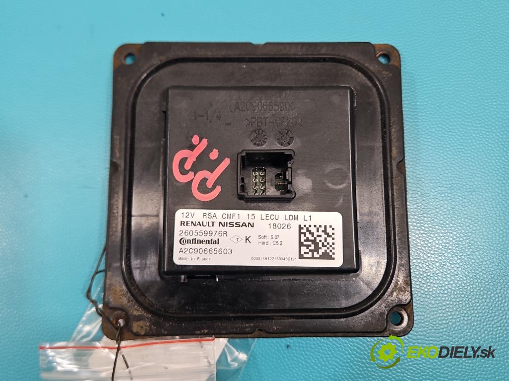 Renault Talisman 2015-2022 1.6 150 HP automatic 110 kW 1618 cm3 4- střídač: xenon A2C90665603 (Riadiaca jednotka xenónu)