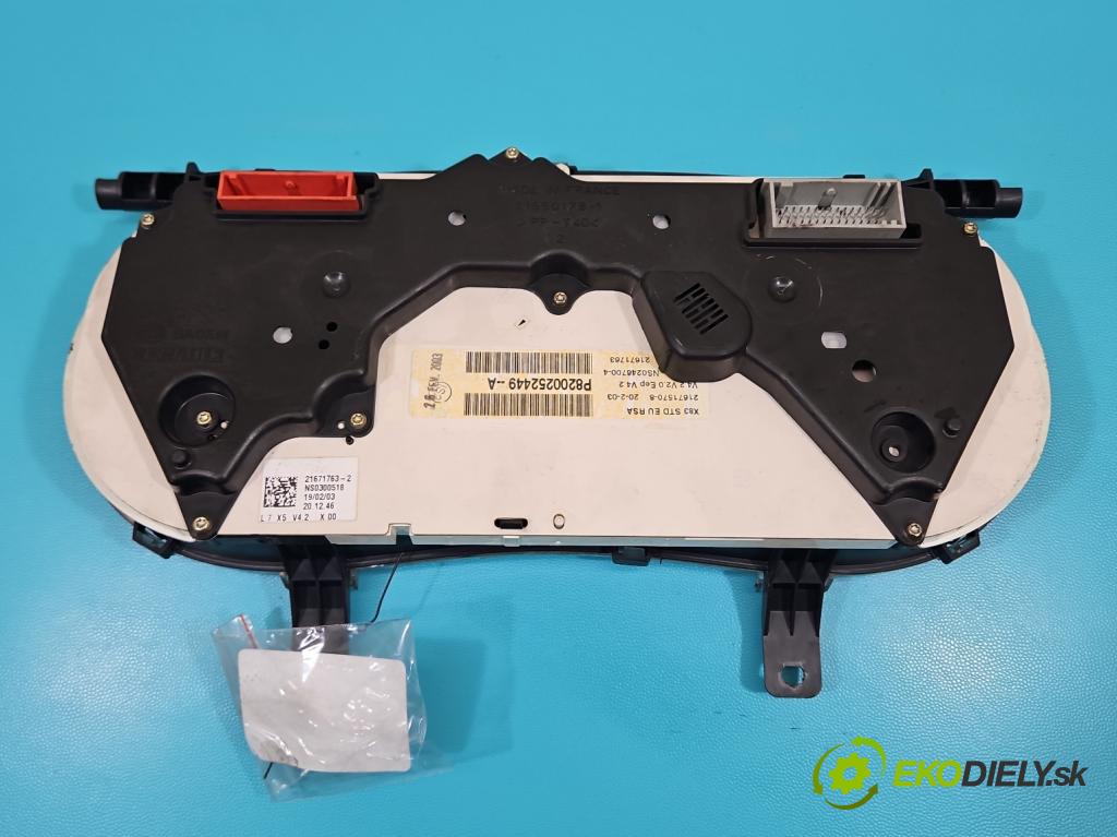 Renault Trafic II 2001-2014 1.9 dci 99 HP manual 73 kW 1870 cm3 5- prístrojovka/ budíky P8200252449-A (Prístrojová doska)