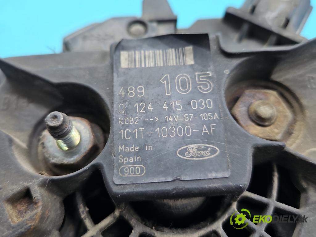 Ford Transit MK6 2000-2006 2.0 tddi 85 HP manual 62,5 kW 1998 cm3 5- Alternator 0124415030 (Alternátor)