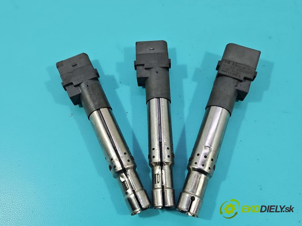 Vw Passat B6 2005-2010 3.2 FSI V6 250 HP automatic 184 kW 3168 cm3 4- cievka zapaľovacia 022905715 (Zapaľovacia cievka)