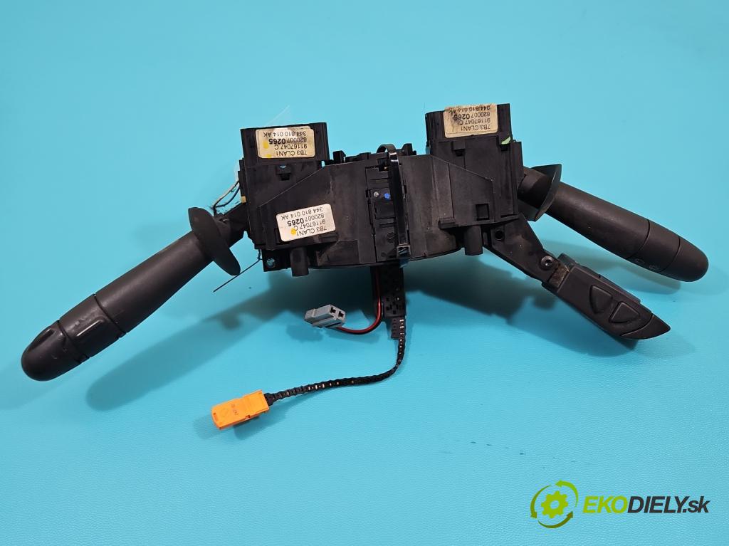 Renault Trafic II 2001-2014 1.9 dci 99 HP manual 73 kW 1870 cm3 5- prepínač komplex: 8200070265 (Prepínacie páčky pod volantom)