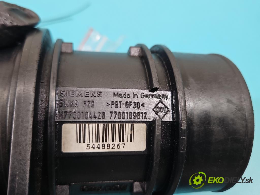 Renault Trafic II 2001-2014 1.9 dci 99 HP manual 73 kW 1870 cm3 5- průtokoměr: 5WK9620 (Váha vzduchu)