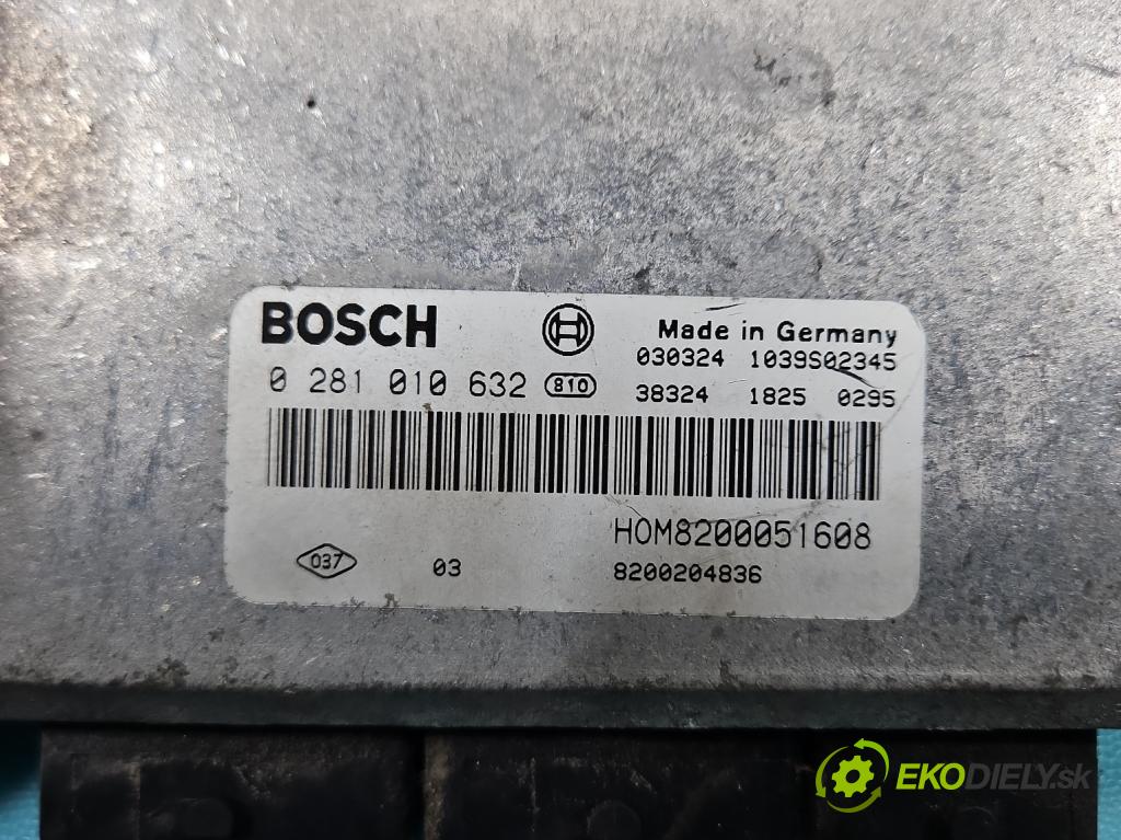 Renault Trafic II 2001-2014 1.9 dci 99 HP manual 73 kW 1870 cm3 5- riadiaca jednotka motora 0281010632