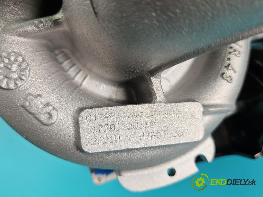 Toyota Corolla Verso II 2004-2009 2.0 D4D 116 HP manual 85 kW 1995 cm3 5- turbodúchadlo, turbo repasovaná 727210-1