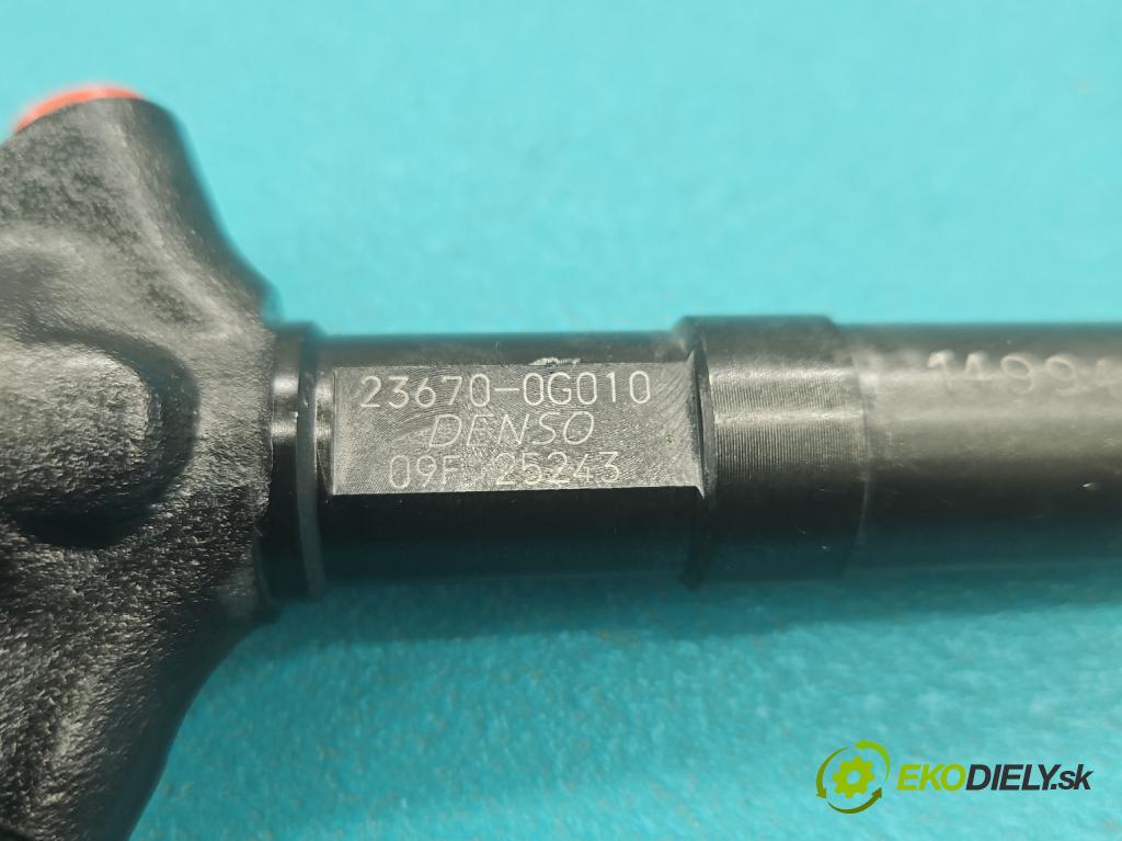 Toyota Corolla Verso II 2004-2009 2.0 D4D 116 HP manual 85 kW 1995 cm3 5- vstrek 23670-0G010 (Vstrekovač paliva)