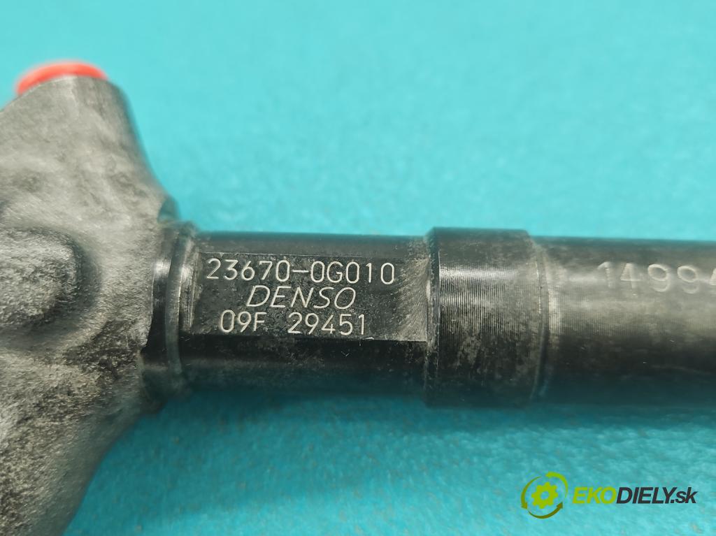 Toyota Corolla Verso II 2004-2009 2.0 D4D 116 HP manual 85 kW 1995 cm3 5- vstrek 23670-0G010 (Vstrekovač paliva)