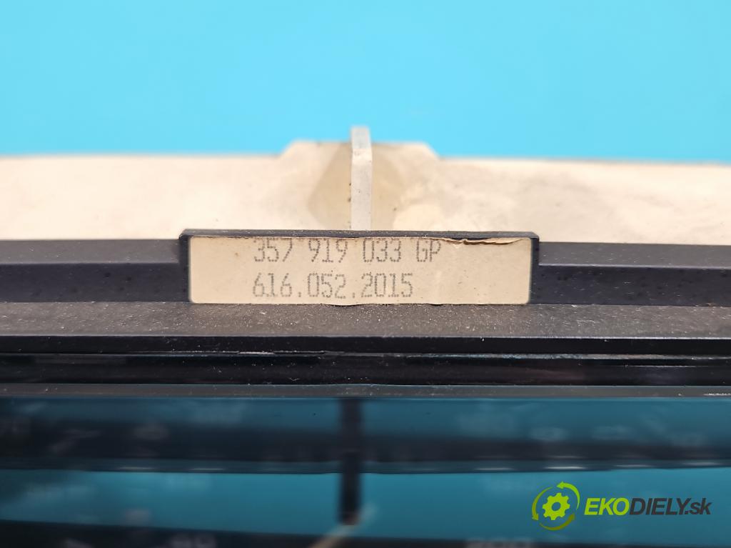 Vw Passat B3 1988-1993 1.8 90 HP manual 66 kW 1781 cm3 4- prístrojovka/ budíky  (Prístrojová doska)