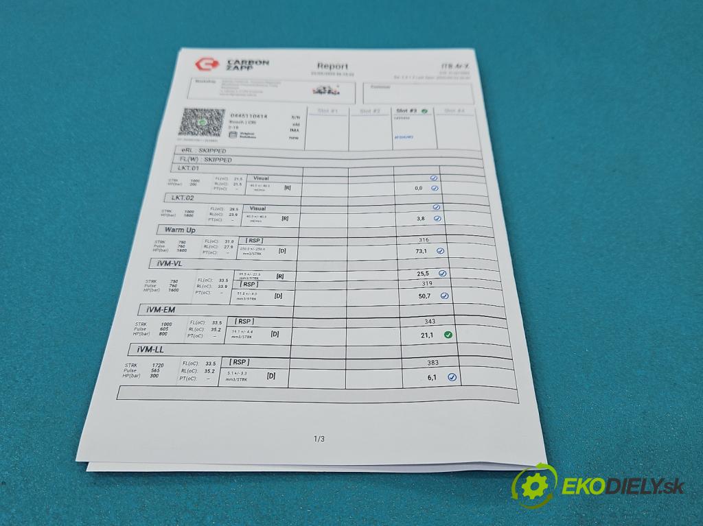 Nissan Qashqai I J10 2006-2013 1.6 dci 131 HP manual 96 kW 1598 cm3 5- vstrek 0445110414 (Vstrekovač paliva)
