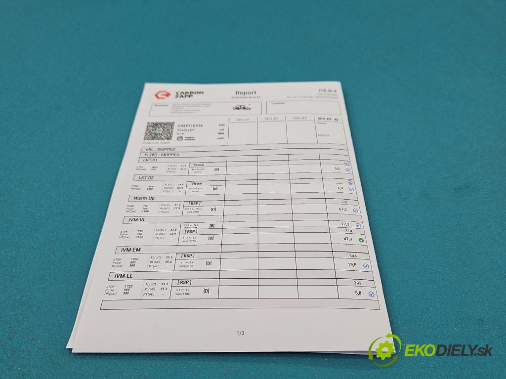 Nissan Qashqai I J10 2006-2013 1.6 dci 131 HP manual 96 kW 1598 cm3 5- vstrek 0445110414 (Vstrekovač paliva)