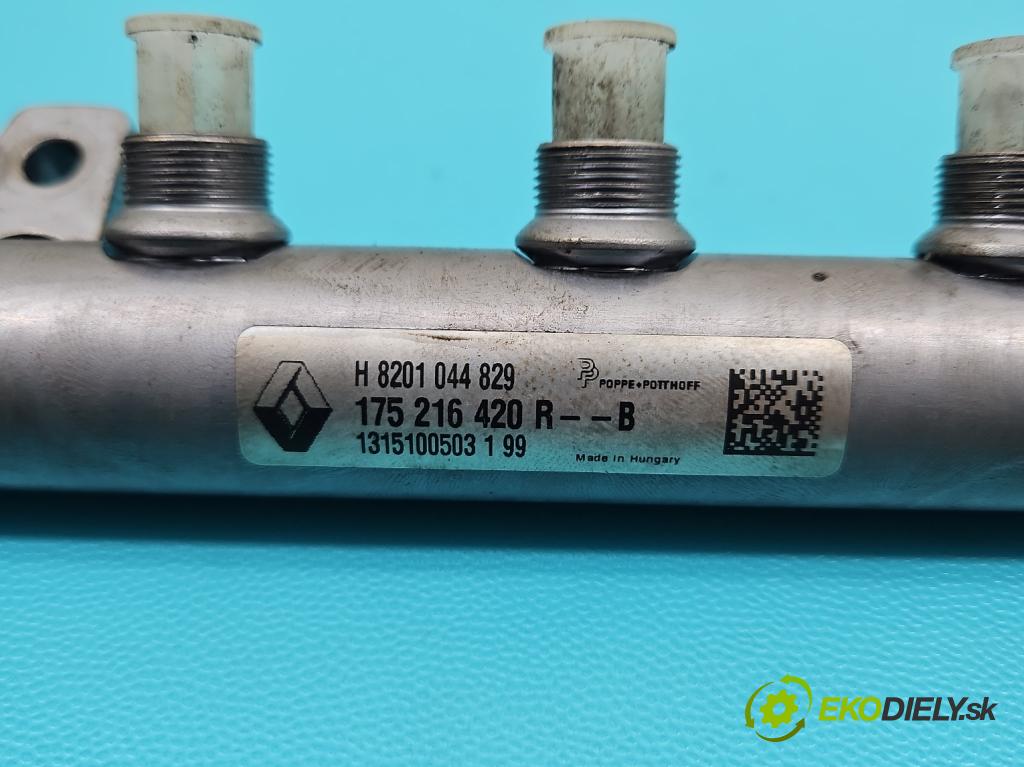 Nissan Qashqai I J10 2006-2013 1.6 dci 131 HP manual 96 kW 1598 cm3 5- lišta vstrekovacia 8201044829 (Vstrekovacia lišta)