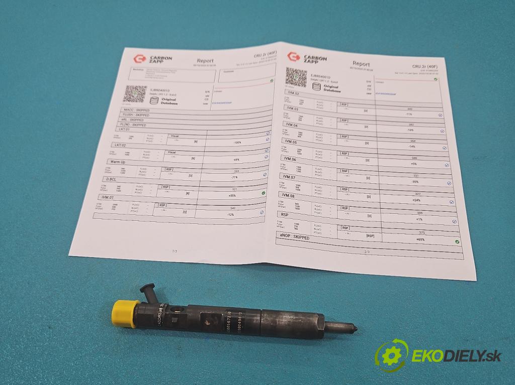 Renault Kangoo I 1998-2008 1.5 dci 65 HP manual 48 kW 1461 cm3 5- vstrek EJBR04001D (Vstrekovač paliva)