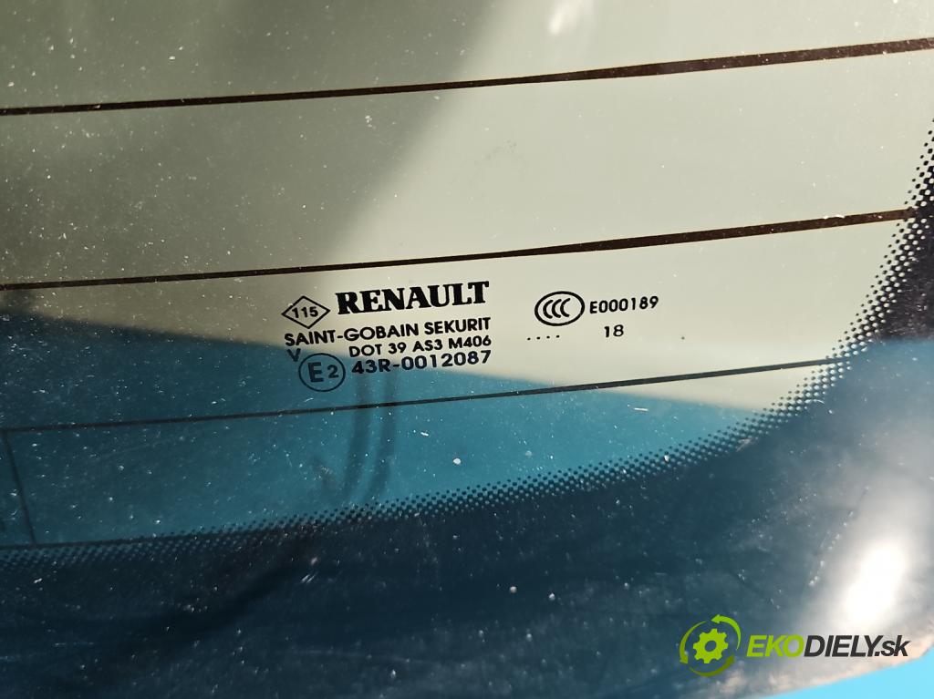 Renault Talisman 2015-2022 1.6 150 hp automatic 110 kW 1618 cm3 4- sklo zadní  (Zadní sklo)
