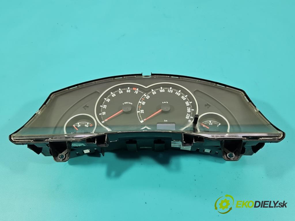 Opel Meriva A 2002-2010 1.6 16V 105 hp manual 77 kW 1598 cm3 5- řídící jednotka motoru 12249823