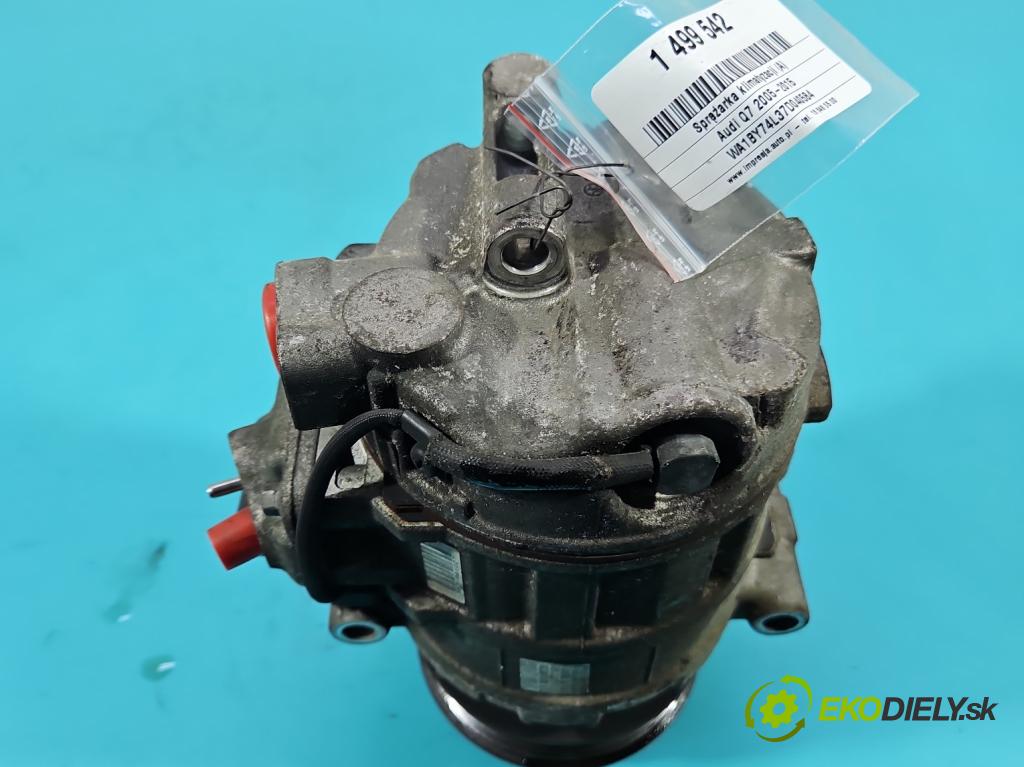 Audi Q7 2005-2015 3.6 V6 FSI 280KM: automatic 206 kW 3562 cm3 5- Kompresor: klimatizácie 7L6820803G (Kompresor klimatizácie)