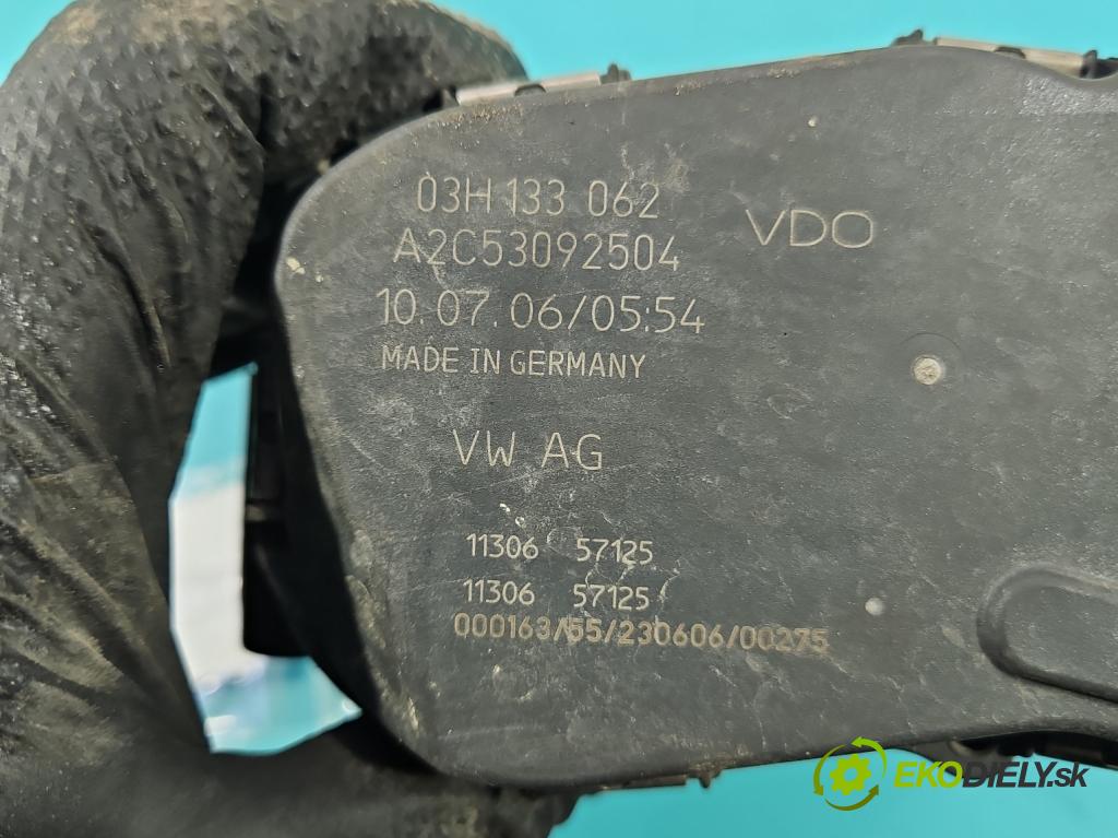 Audi Q7 2005-2015 3.6 V6 FSI 280KM: automatic 206 kW 3562 cm3 5- klapka 03H133062 (Škrtiaca klapka)