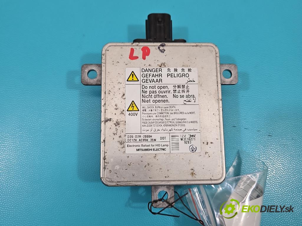 Mitsubishi Outlander II 2006-2013 2.0 DI-D 140 HP manual 103 kW 1968 cm3 5- střídač: xenon W3T16271 (Riadiaca jednotka xenónu)