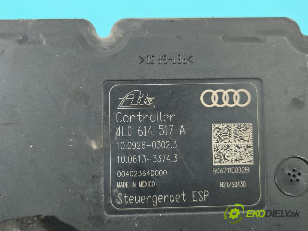 Audi Q7 2005-2015 3.6 V6 FSI 280KM: automatic 206 kW 3562 cm3 5- čerpadlo abs 4L0614517A (Pumpa ABS)