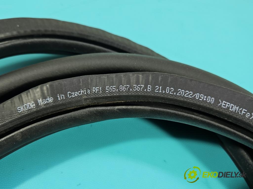 Skoda Kodiaq I 2.0 TSI 190 hp automatic 140 kW 1984 cm3 5- Těsnění: dveře zadní levé 565867367 (Karoserie ostatní)