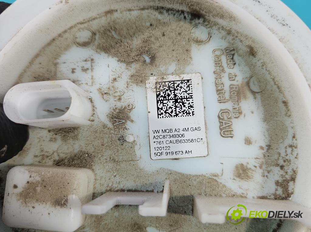 Skoda Kodiaq I 2.0 TSI 190 HP automatic 140 kW 1984 cm3 5- snímač úroveň: palivo 5QF919673AH (Snímač)