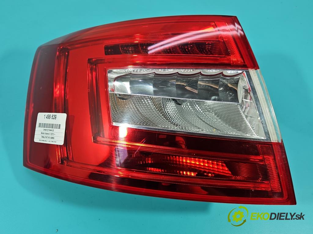 Skoda Octavia III 2013- 2.0 tdi 150 HP manual 110 kW 1968 cm3 5- svetlo / reflektor zadné ľavé 5E5945111A (Kľučka dverí ostatné)